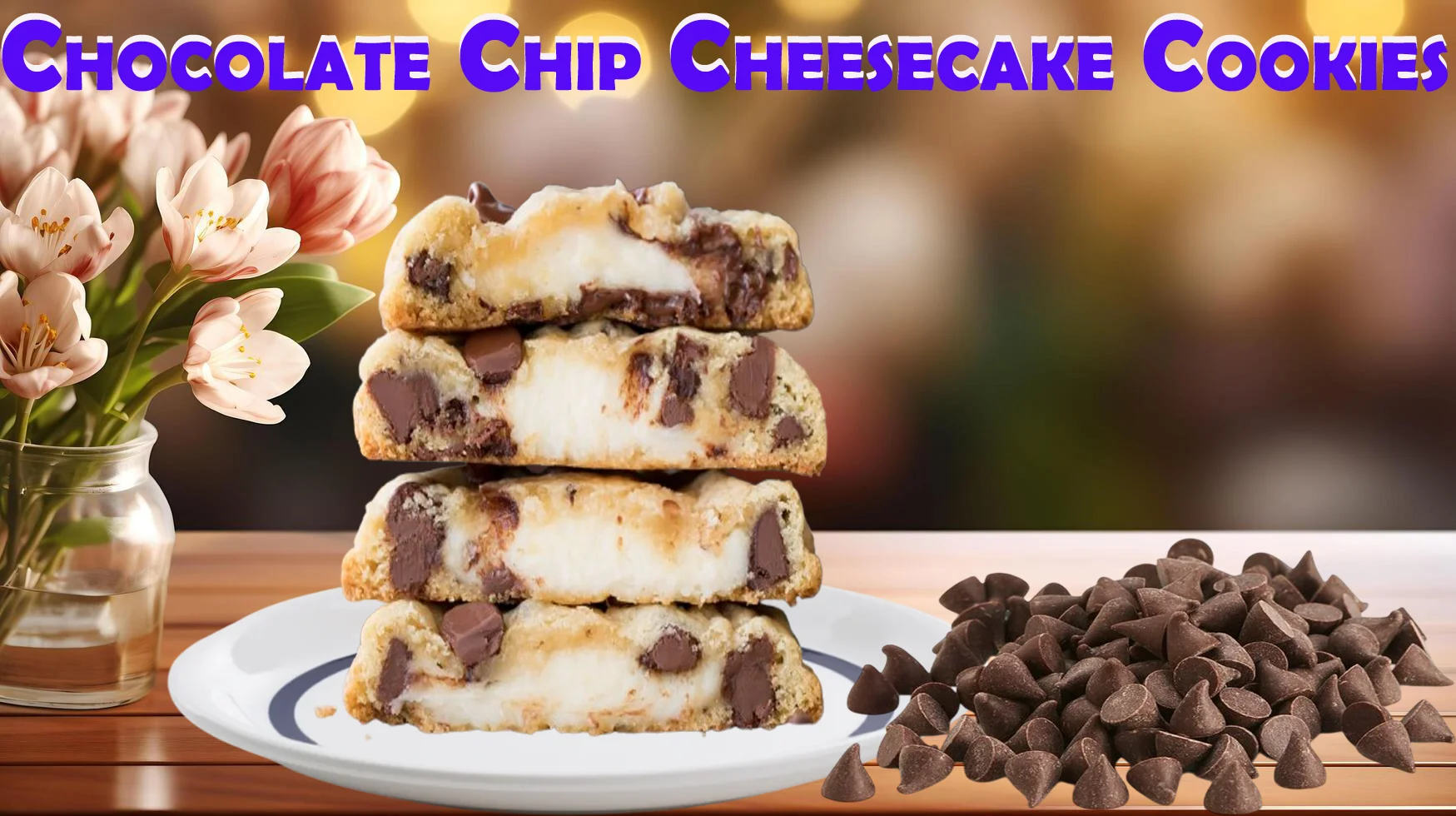 Chocolate Chip Cheesecake Cookies