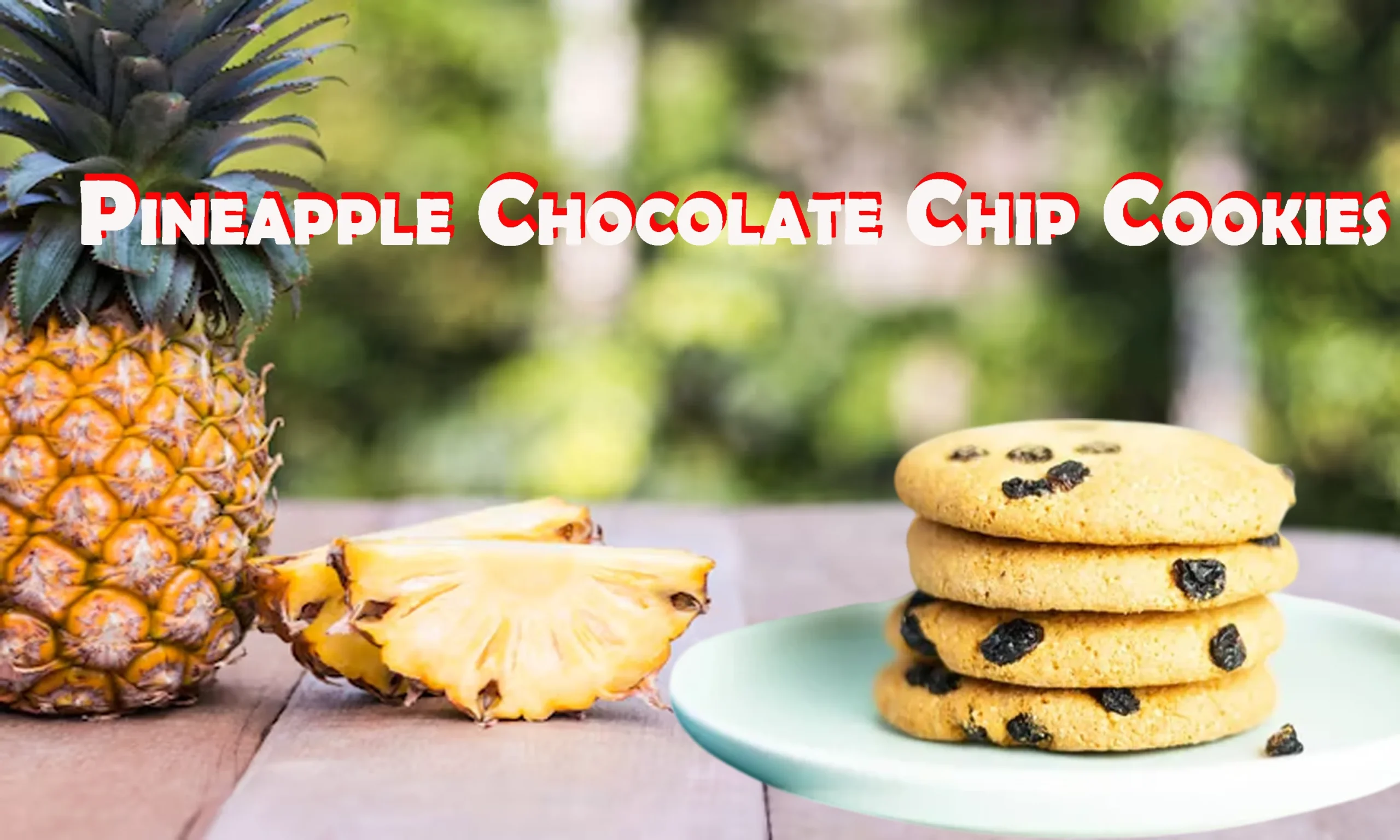 Pineapple Chocolate Chip Cookies