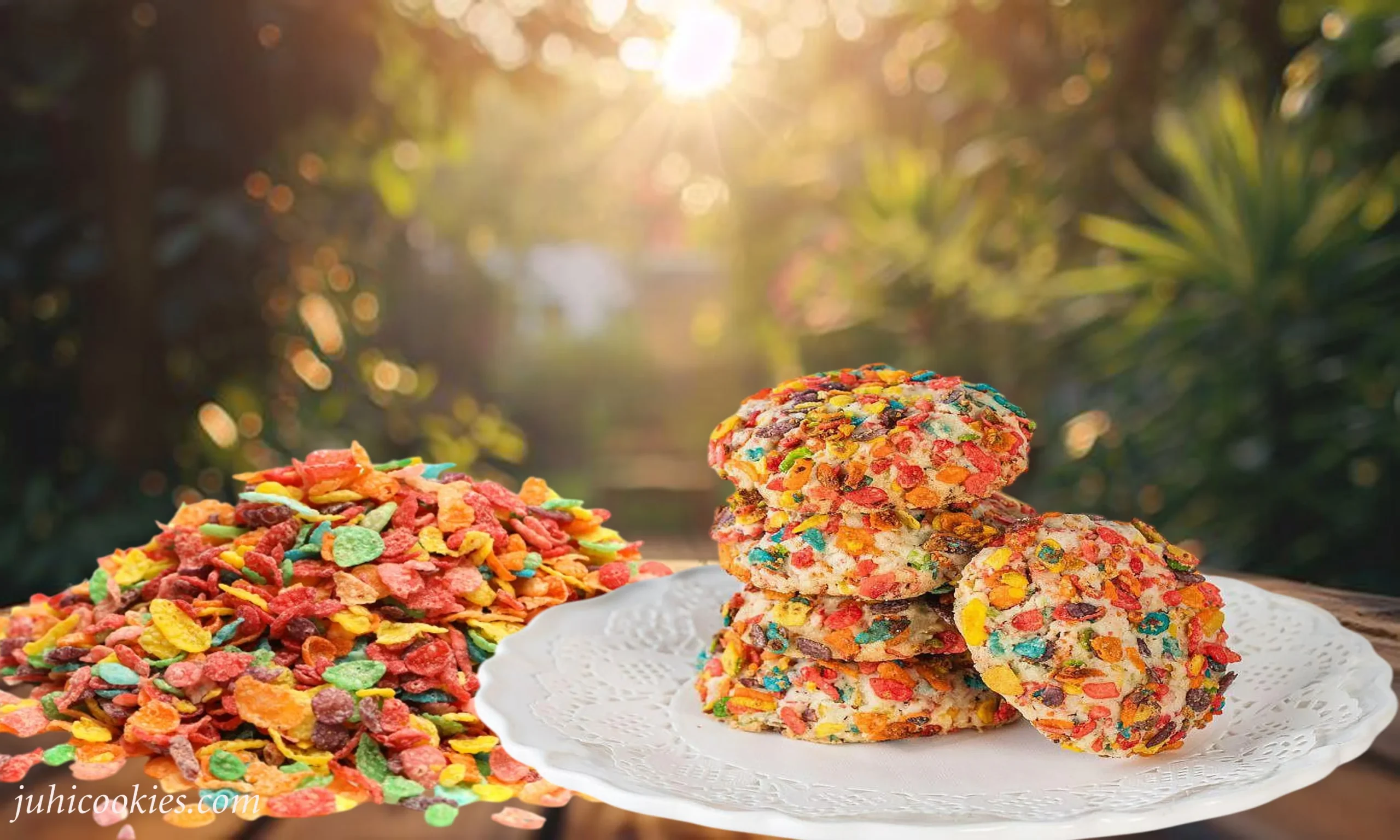 Fruity Pebbles Cake Mix Cookies